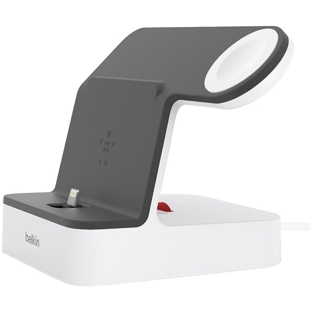 Belkin Black & White Charging Dock for Phones & Apple Watches